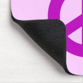 マウスのピースマーク マウスパッド (コーナー)