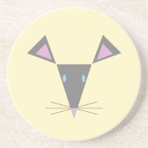 マウスのヘッドコースター