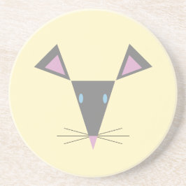 マウスのヘッドコースター コースター