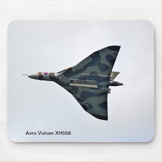 マウスのマットAvro vulcan XH558 マウスパッド (正面)