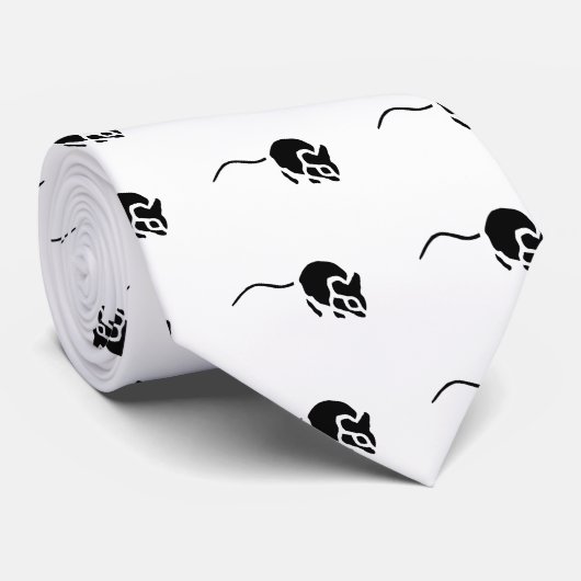 マウスのヴィンテージの木製の版木、銅版、版画 ネクタイ (ロール)