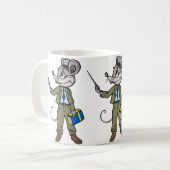 マウスの先生 コーヒーマグカップ (正面左)