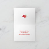 マウスの出来事のバレンタインデーカード シーズンカード (内部)