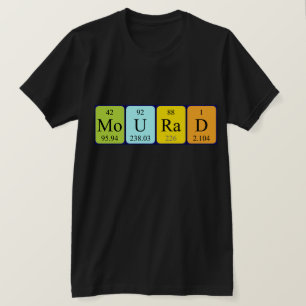 マウスの周期表名のシャツ Tシャツ