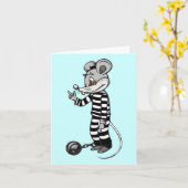 マウスの囚人 カード (黄色い花)