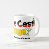 マウスの城のラウンジのクラシックで白いマグ コーヒーマグカップ (正面右)