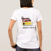 マウスの城のラウンジの女性の基本的なティー Tシャツ (裏面)
