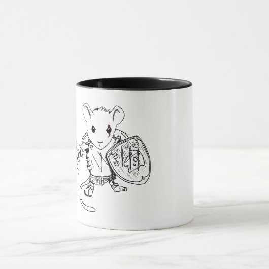 マウスの戦士(猫Smiter) マグカップ (中央)