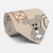 マウスの時計のノベルティ膚触りがよいメンズ首のタイ ネクタイ (ロール)