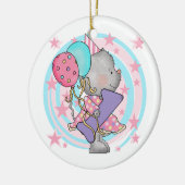 マウスの最初の誕生日Tシャツとプレゼント セラミックオーナメント (左)