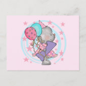 マウスの最初の誕生日Tシャツとプレゼント ポストカード (正面)