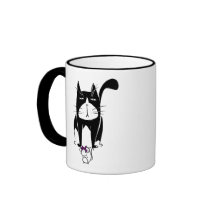 マウスの現在を持つ猫