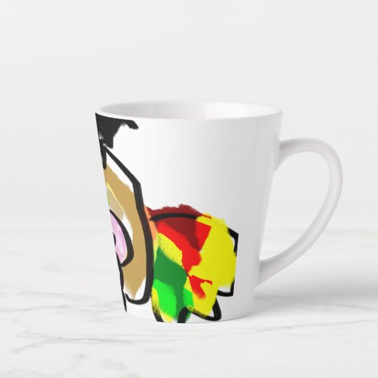 マウスの秋 カフェラテマグ (右)