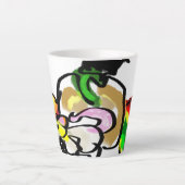 マウスの秋 カフェラテマグ (正面)