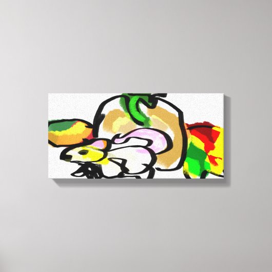 マウスの秋 キャンバスプリント (正面)