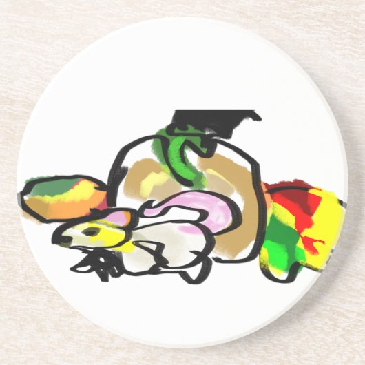 マウスの秋 コースター (正面)