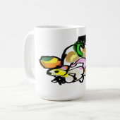 マウスの秋 コーヒーマグカップ (正面左)