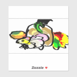 マウスの秋 シール