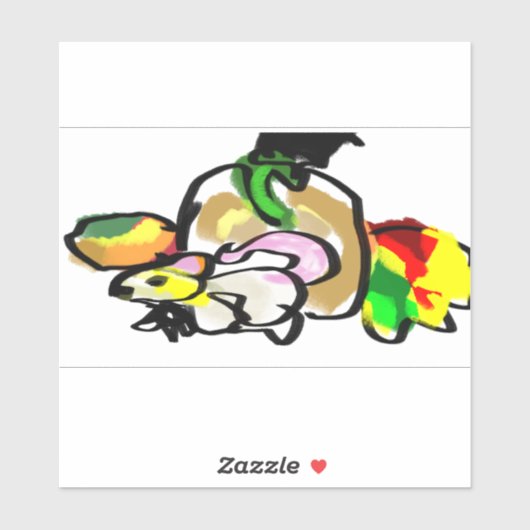 マウスの秋 シール (シート)