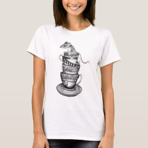 マウスの茶 Tシャツ