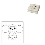 マウスの衣装イラストレーションのスタンプ ラバースタンプ (押印)