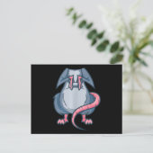 マウスの衣装ハロウィーン簡単ラットコスプレ最後 ポストカード (スタンド正面)