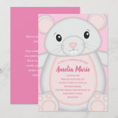 マウスの誕生日パーティー 招待状 (正面/裏面)