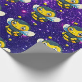 マウスの魅力的テーマ鮮やか ラッピングペーパー (角)