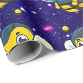 マウスの魅力的テーマ鮮やか ラッピングペーパー (ロールコーナー)