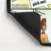 マウスの黒いパッドを選択 マウスパッド (コーナー)