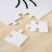 マウスの(白い)漫画 ジグソーパズル (側面)