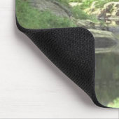 マウスのPad~~ニューヨーク山の湖および石 マウスパッド (コーナー)