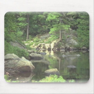 マウスのPad~~ニューヨーク山の湖および石 マウスパッド