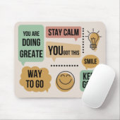 マウスやる気を起こさせるパッド1 マウスパッド (マウス)