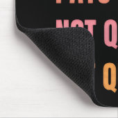 マウスやる気を起こさせるパッド – 懸命作業オフ引用文。 マウスパッド (コーナー)