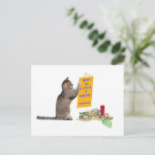 マウスをキャッチする方法 ポストカード (スタンド正面)