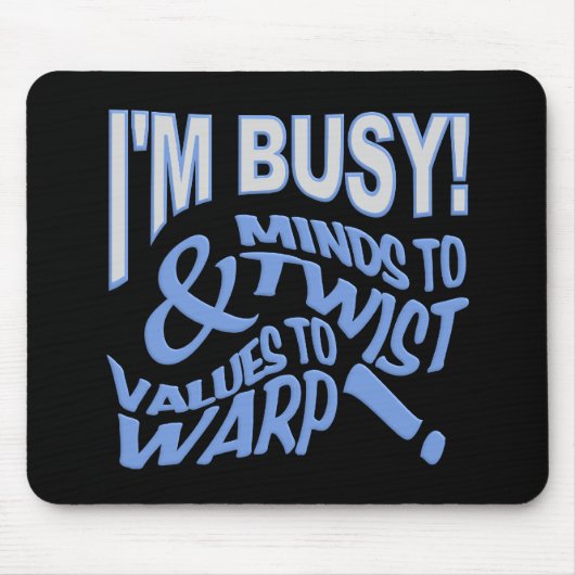 マウスをツイストする心 マウスパッド (正面)