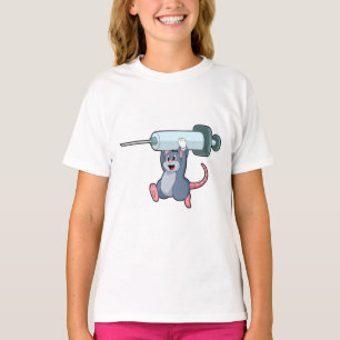 マウスをナースとしてシリンジ.PNG Tシャツ