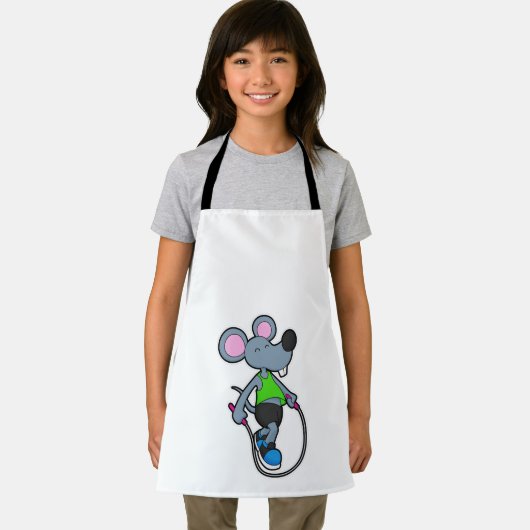 マウスをロープでフィットネスする エプロン (インサイチュ)