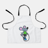 マウスをロープでフィットネスする エプロン (正面)