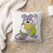 マウスを先生としてブック クッション (ブランケット)