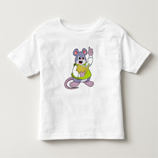 マウスを先生としてブック トドラーTシャツ (正面)