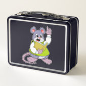 マウスを先生としてブック メタルランチボックス (裏面)