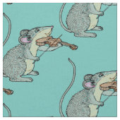 マウスを遊ぶバイオリン ファブリック (クローズアップ)