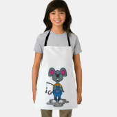 マウスを釣り針で魚釣り エプロン (インサイチュ)