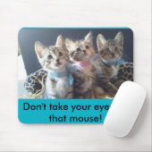 マウスを離れてあなたの目を取らないで下さい マウスパッド (マウス)
