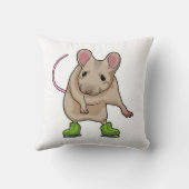 マウスアイススケートで滑るアイススケート クッション (裏面)