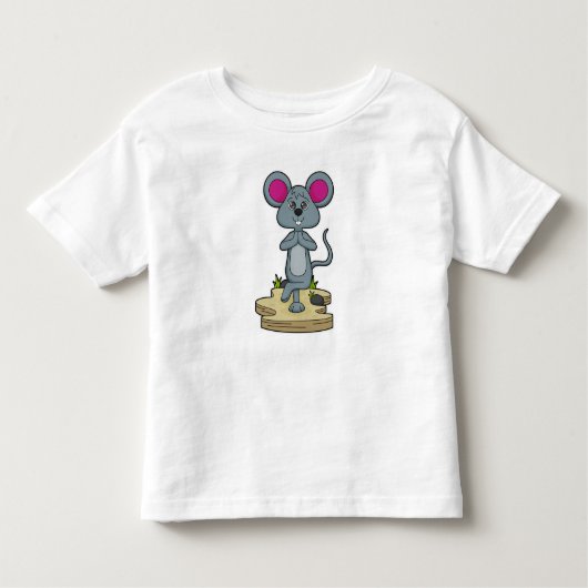 マウスアットヨガフィットネス トドラーTシャツ (正面)