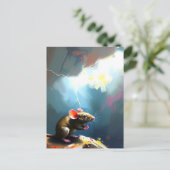 マウスアート ポストカード (スタンド正面)