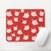 マウスイラストレーションパターン マウスパッド (マウス)